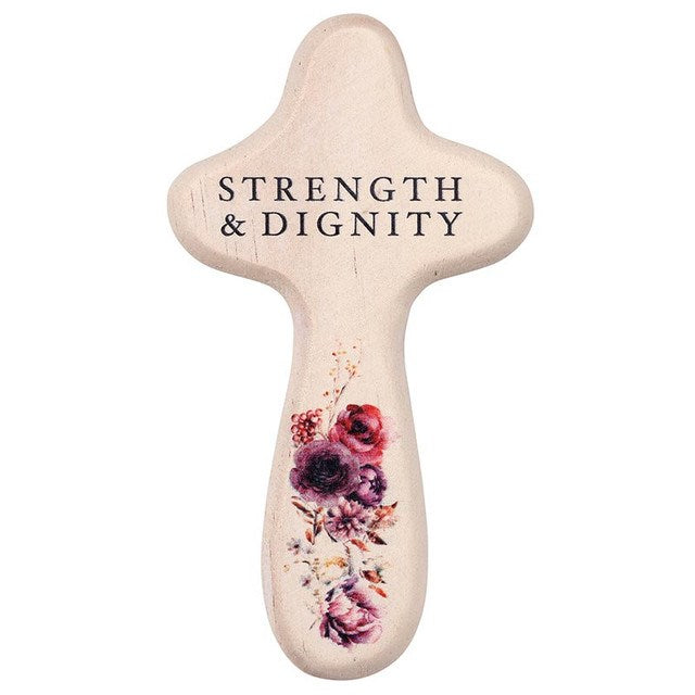 Cross-Handheld-Strength & Dignity