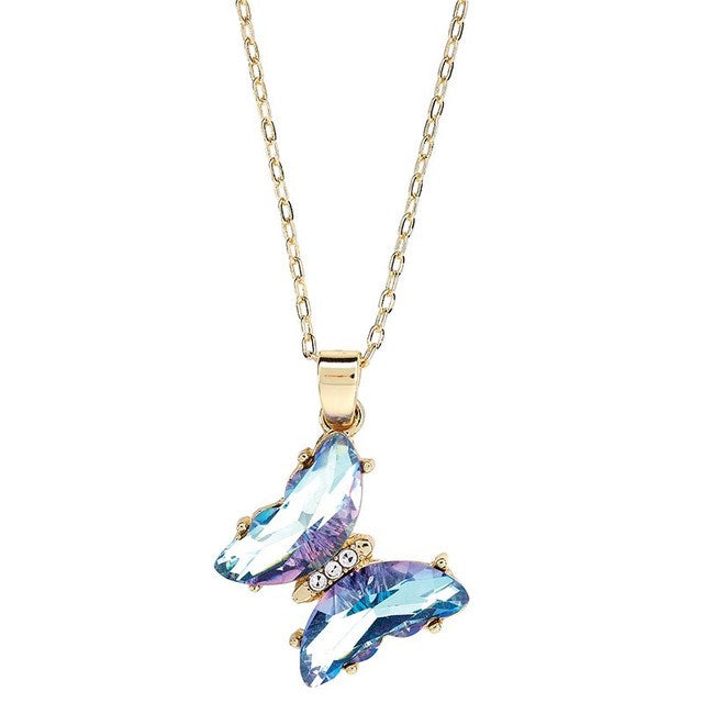 Necklace-True Beauty Butterfly-Blue