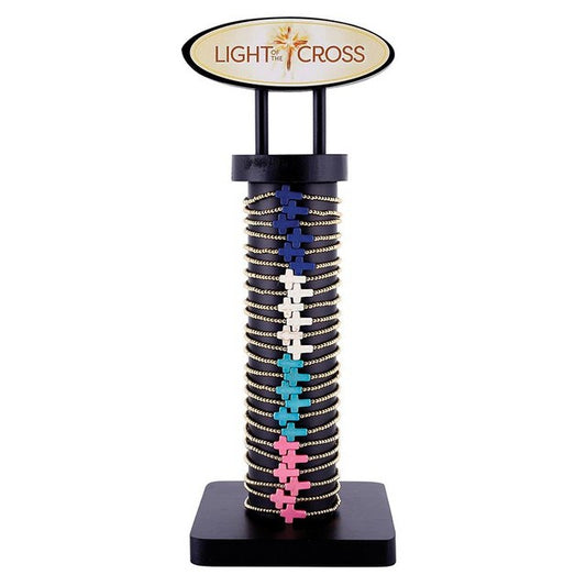 Bracelet-Light Of The World Filled Display (4 Asst.) (24 Pcs)