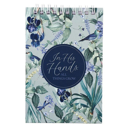 Wirebound Notepad-In His Hands