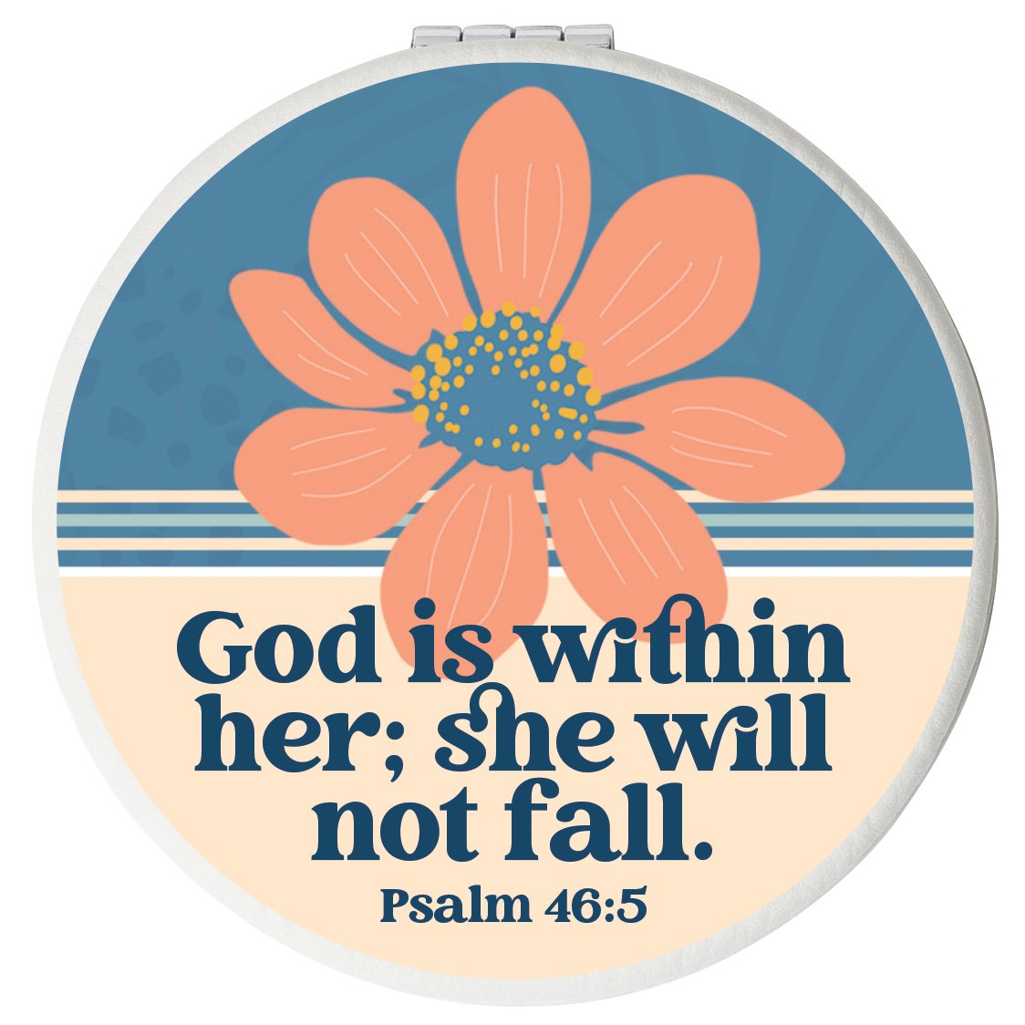 Compact Mirror-Round-God Is Within Her