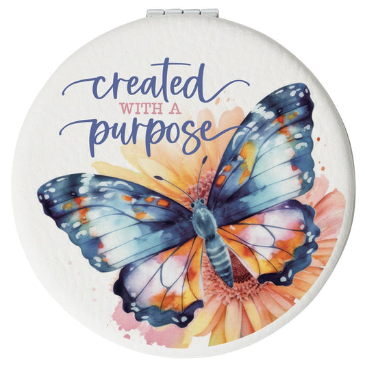 Compact Mirror-Round-Created With A Purpose