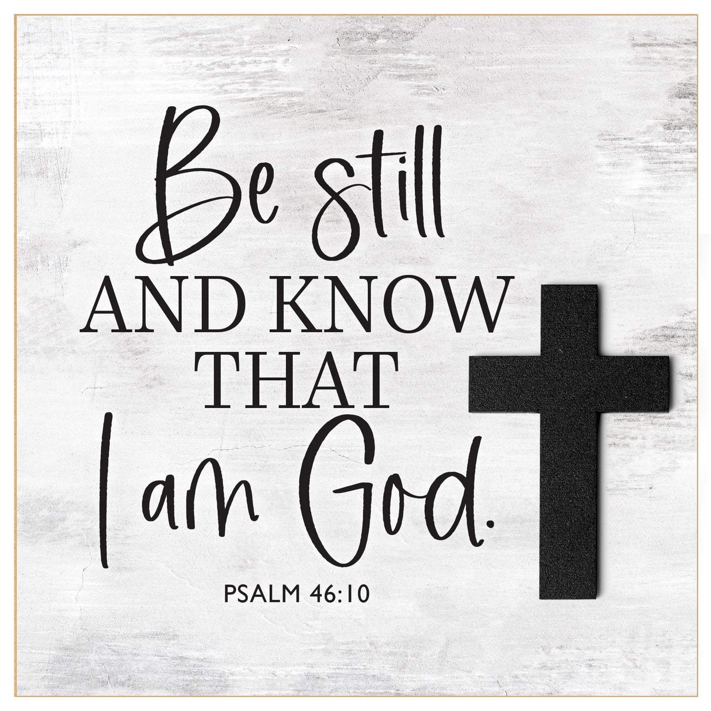 Plaque-Layered Grace-Be Still And Know (6x6)