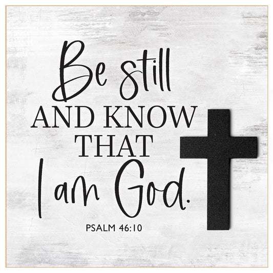 Plaque-Layered Grace-Be Still And Know (6x6)
