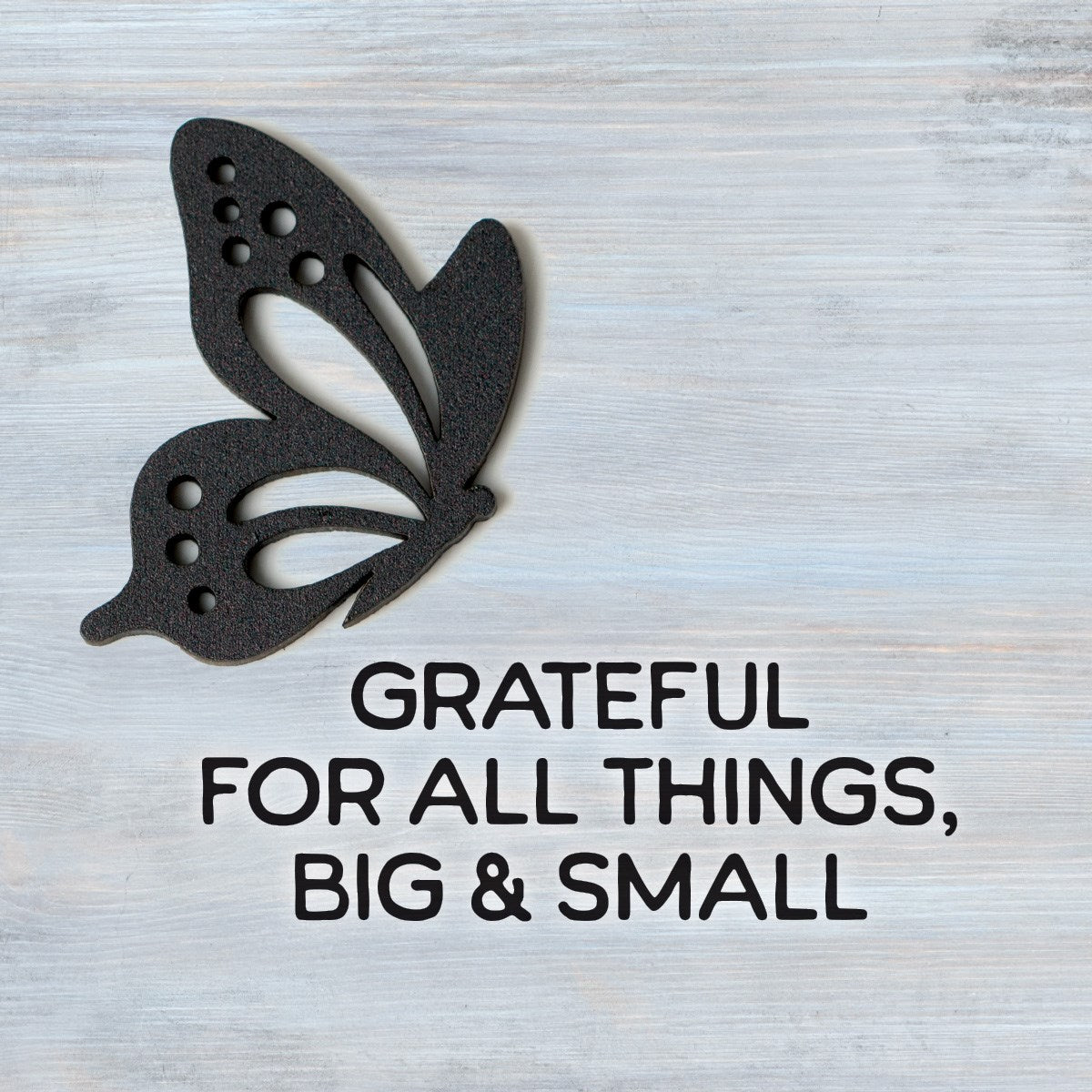 Plaque-Grateful For All Things  Big & Small w/Magnetic Back
