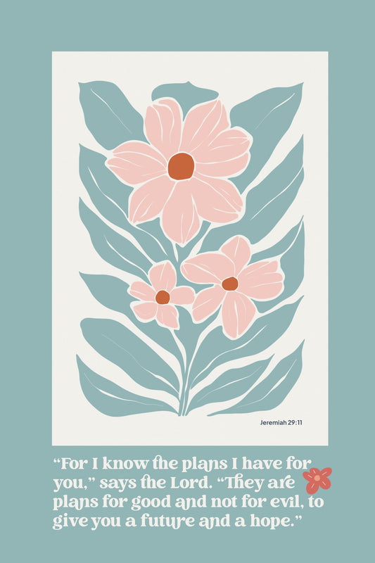 Plaque-For I Know The Plans (6" x 9")-MDF (Everyday Series)