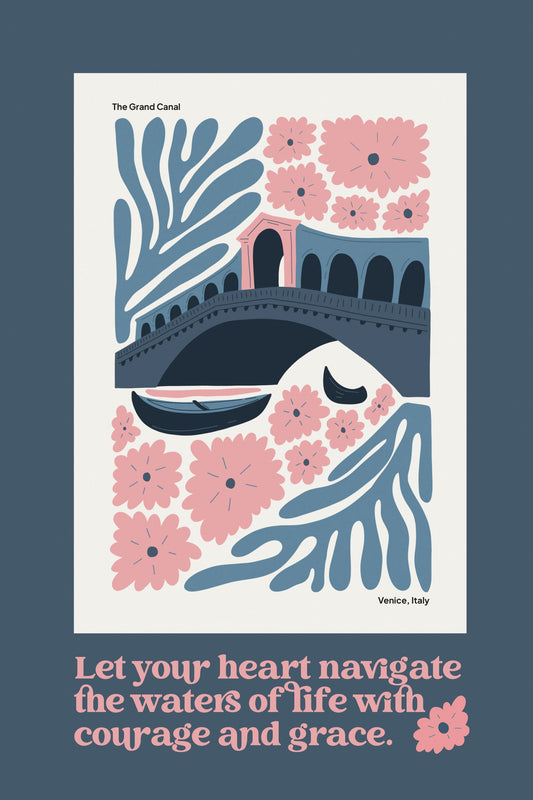 Plaque-Let Your Heart Navigate (6" x 9")-MDF (Everyday Series)