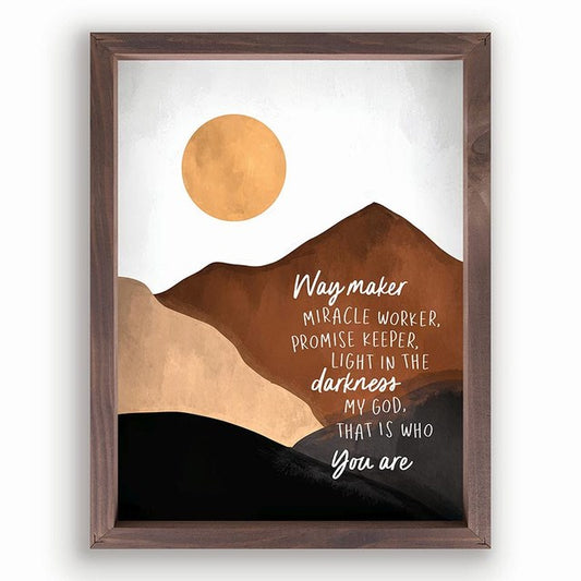 Framed Art-Waymaker (12.75" x 16.75")