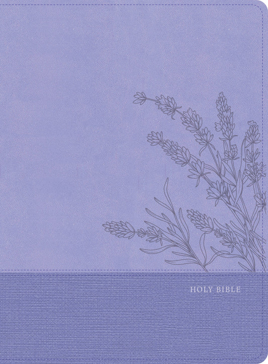 CSB Super Giant Print Reference Bible  Digital Study Edition (Optimal Type)-Lavender LeatherTouch Indexed