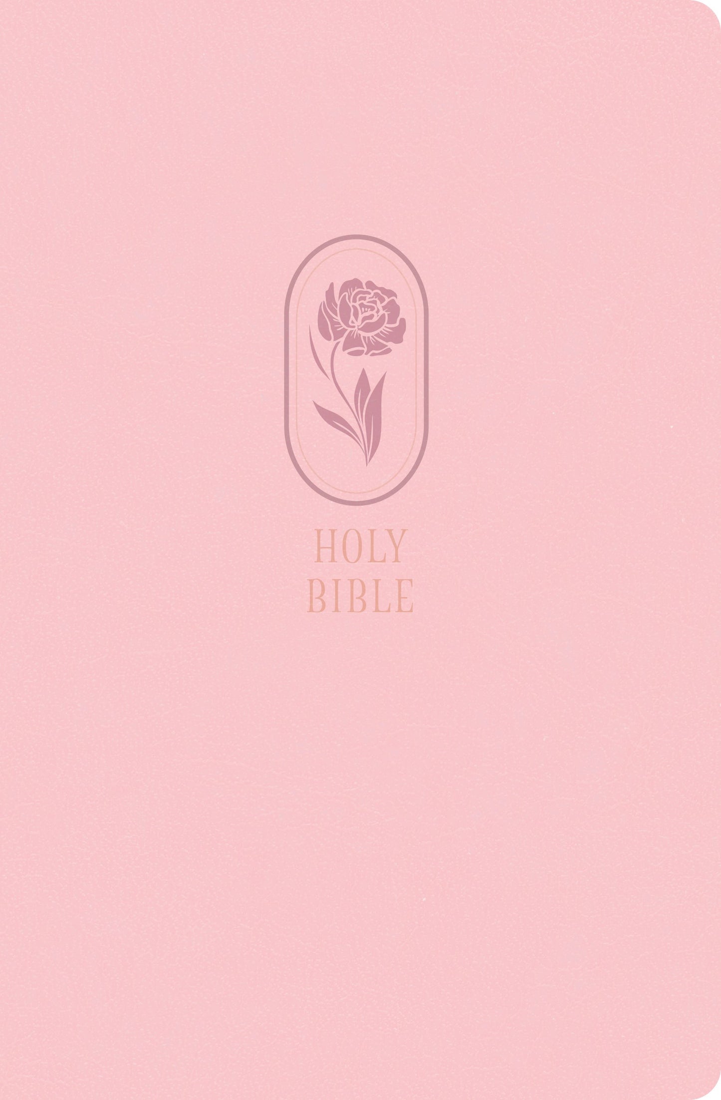 KJV Large Print Personal Size Reference Bible-Pink LeatherTouch