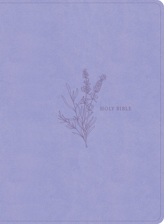KJV Study Bible (Full-Color)-Lavender LeatherTouch Indexed