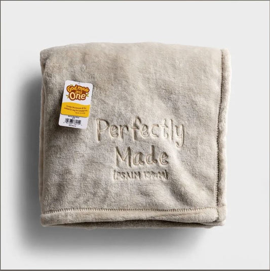 Blanket-Perfectly Made (47" x 47") (God Made Just One Series) (#J8774)