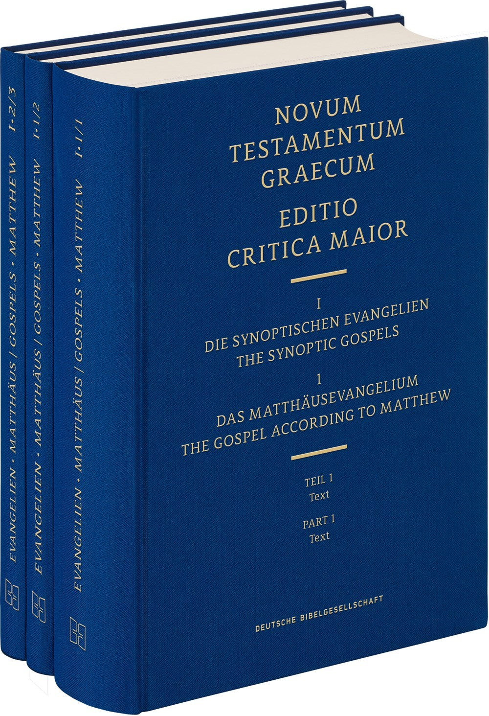 Novum Testamentum Graecum  Editio Critica Maior I: The Gospel According to Matthew  Complete Set (3 Volumes)