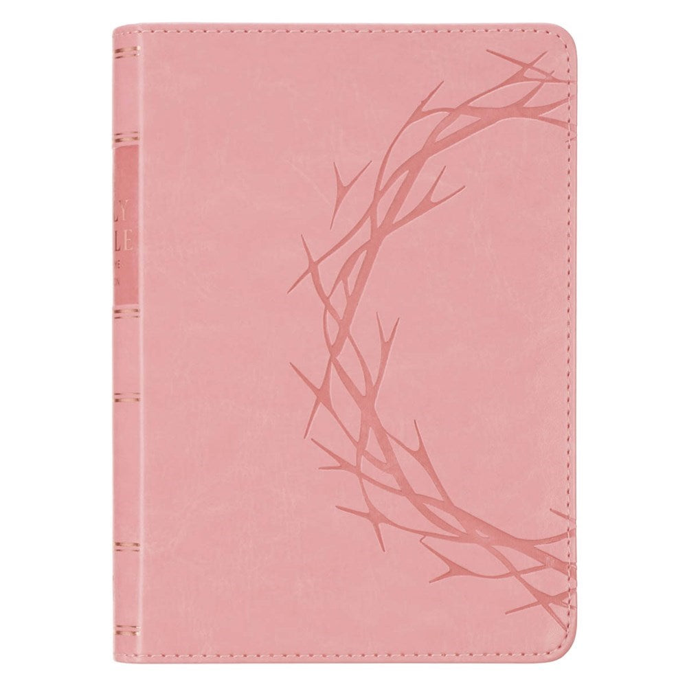 KJV Bible Compact LP Faux Leather  Pink