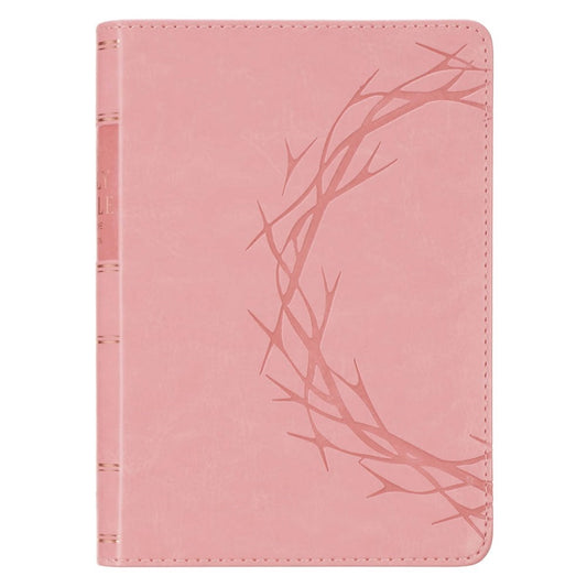 KJV Bible Compact LP Faux Leather  Pink