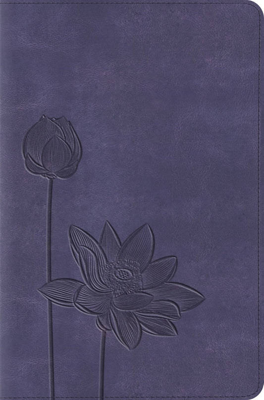 ESV Compact Bible*-Lavender  Bloom Design TruTone
