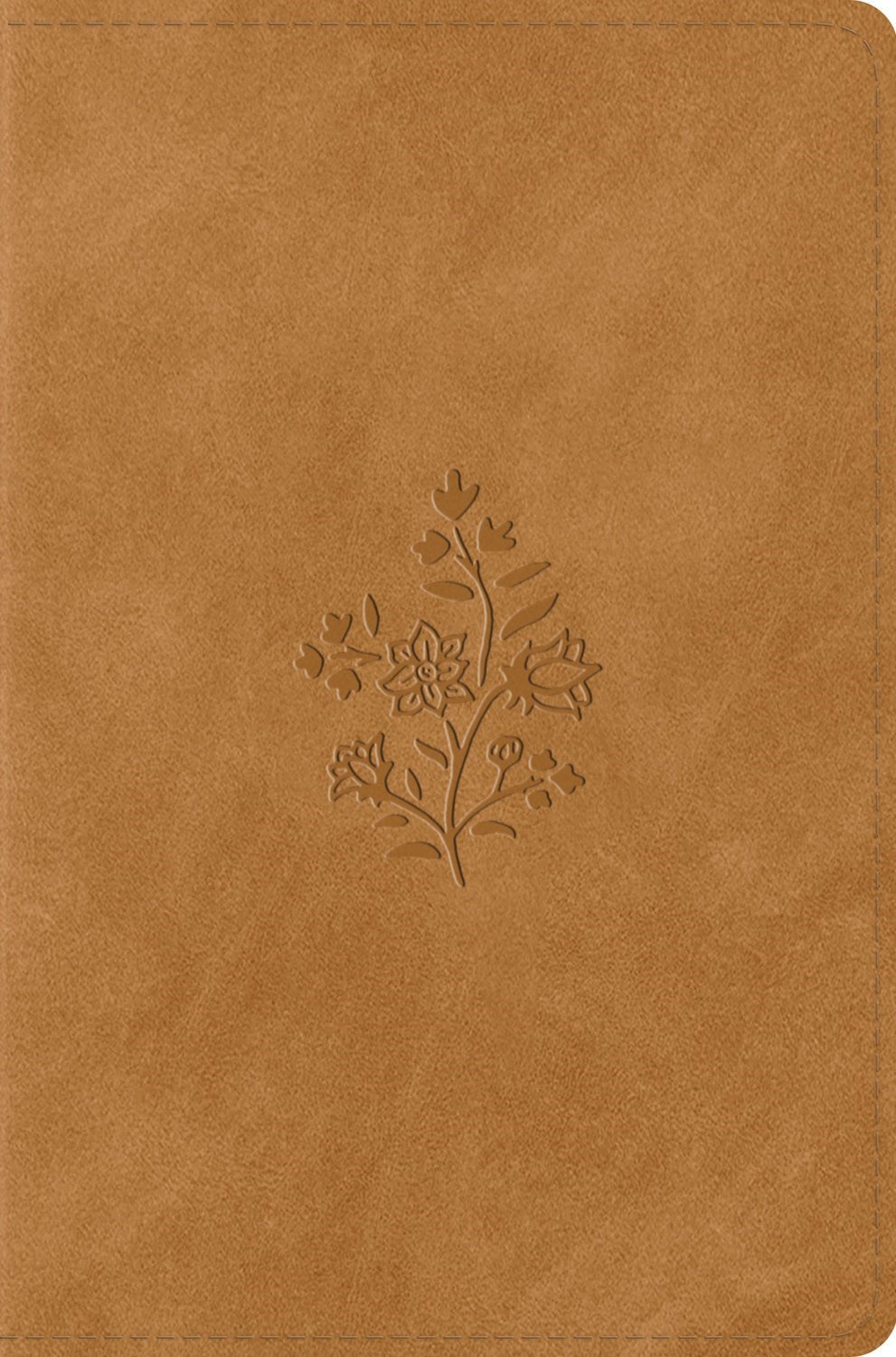 ESV Compact Bible*-Nubuck Caramel  Wildflower Design TruTone