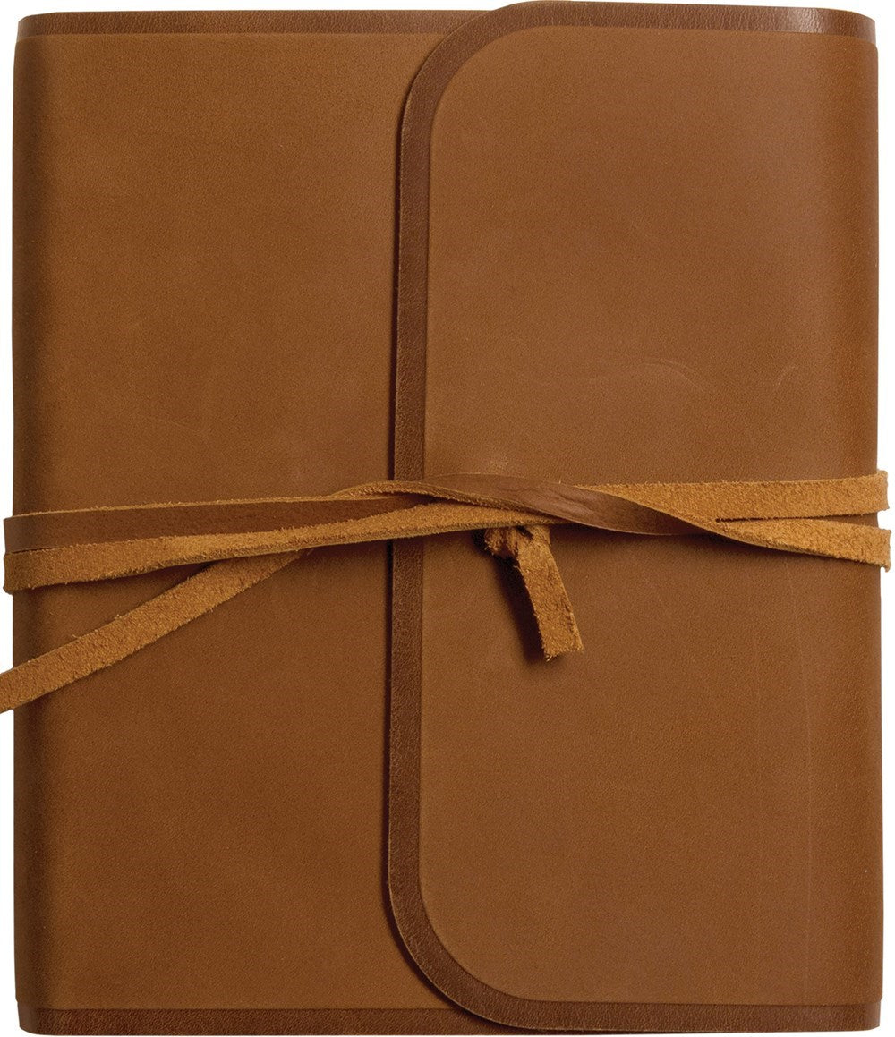 ESV Journaling Bible*-Brown Natural Leather  Flap with Strap