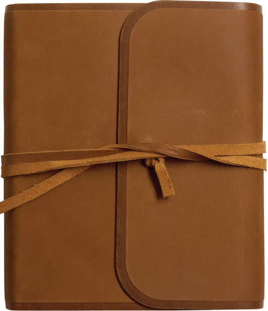 ESV Journaling Bible*-Brown Natural Leather  Flap with Strap