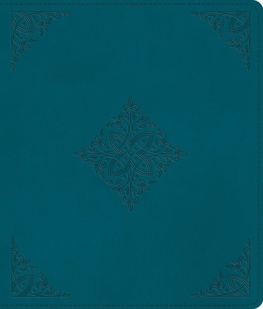 ESV Journaling Bible*-Deep Teal  Fleur-de-lis Design TruTone