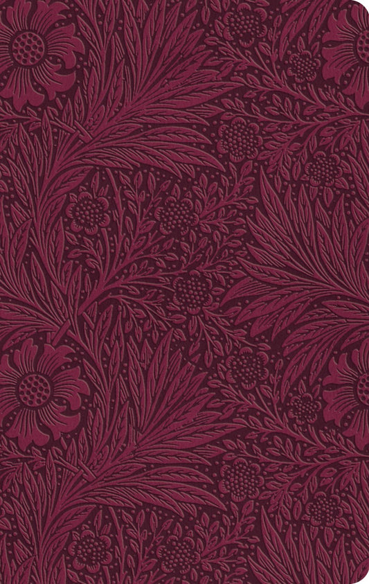 ESV Large Print Value Thinline Bible*-Raspberry  Floral Design TruTone