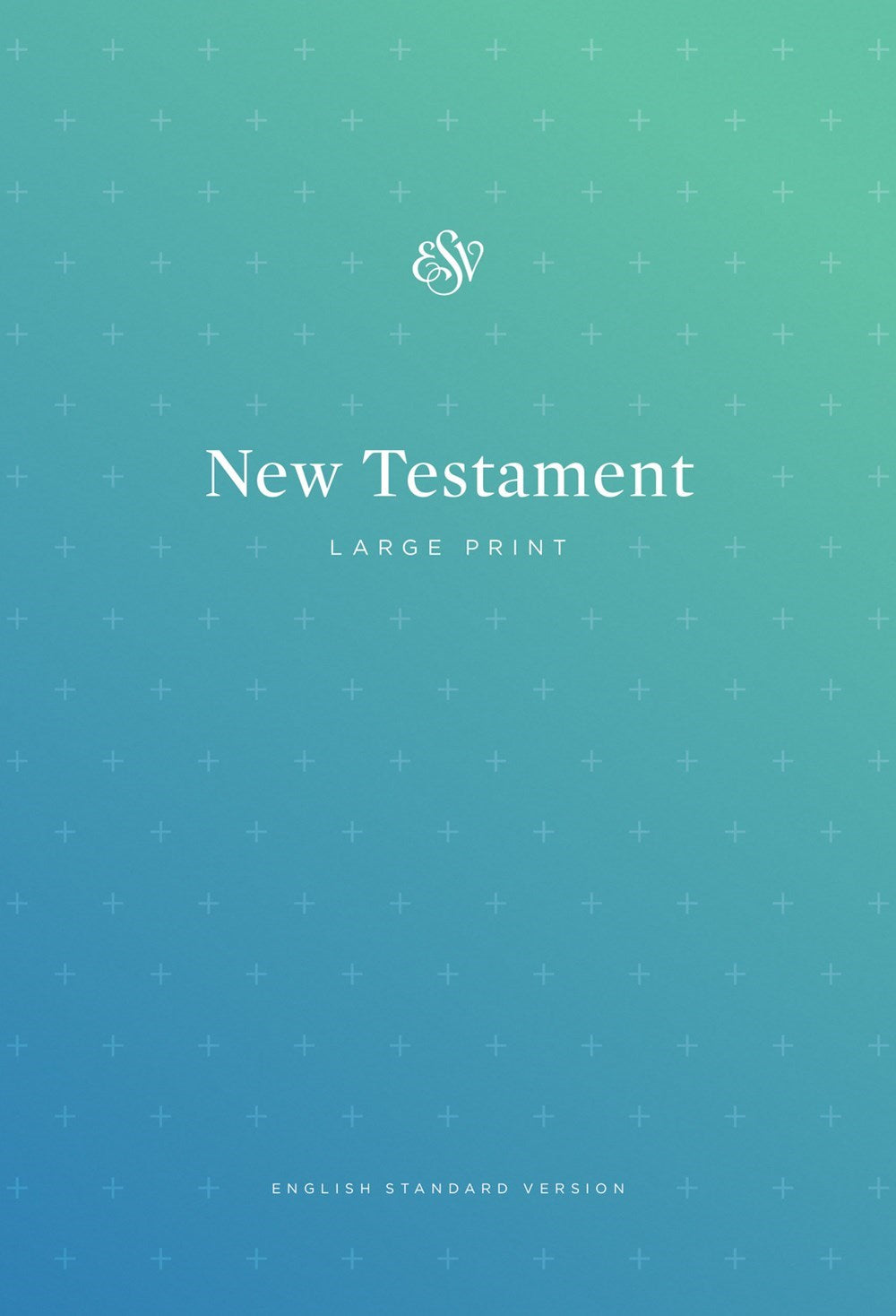 ESV Outreach New Testament/Large Print Bible*-Blue Soft