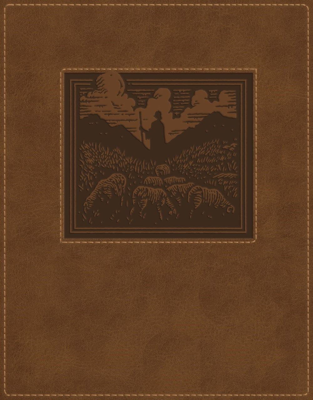 NKJV New Testament Tracing Edition (Comfort Print)-Brown Leathersoft Over Board