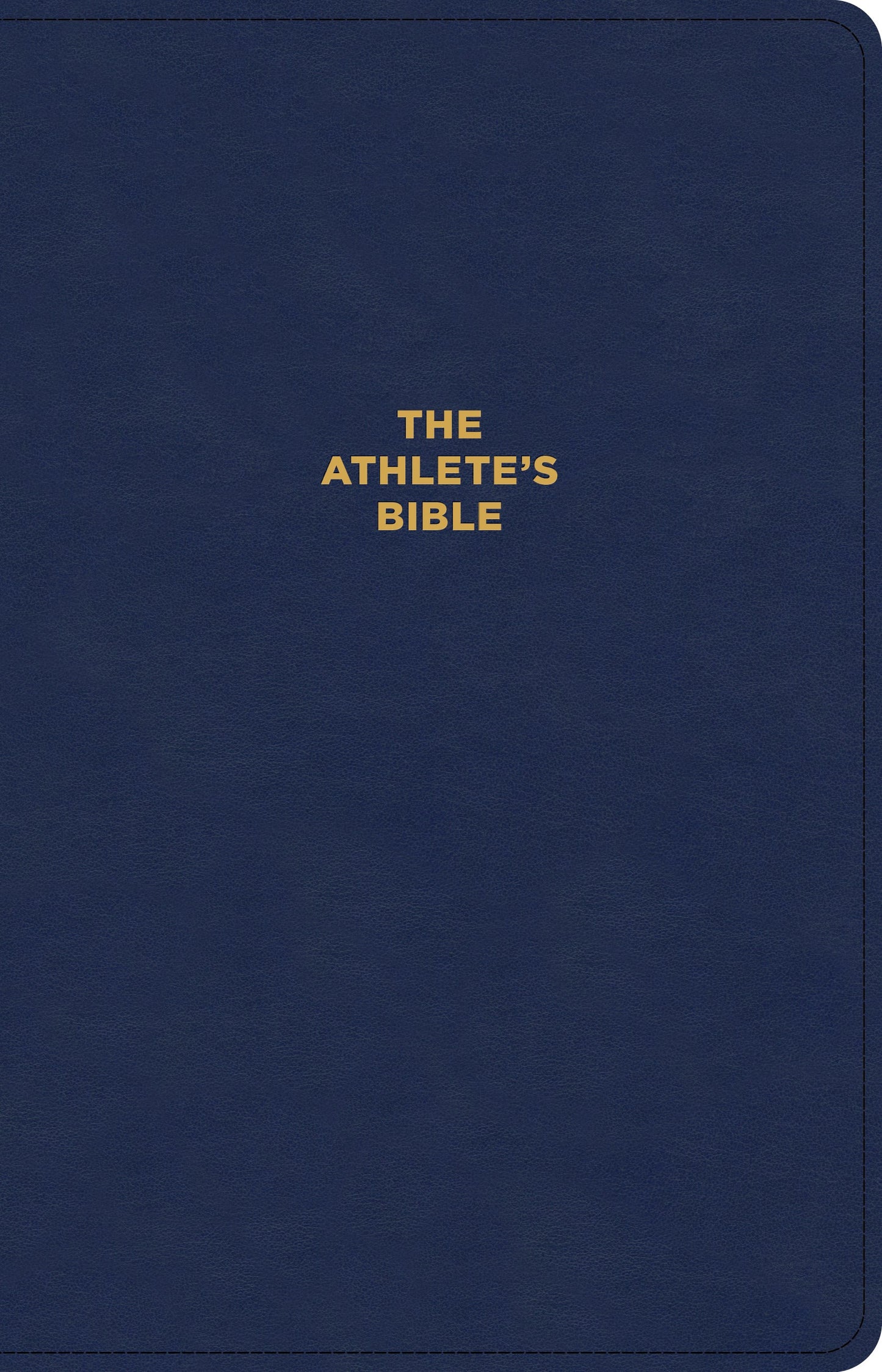 CSB Athlete's Bible (Revised & Updated  Optimal Type)-Navy LeatherTouch