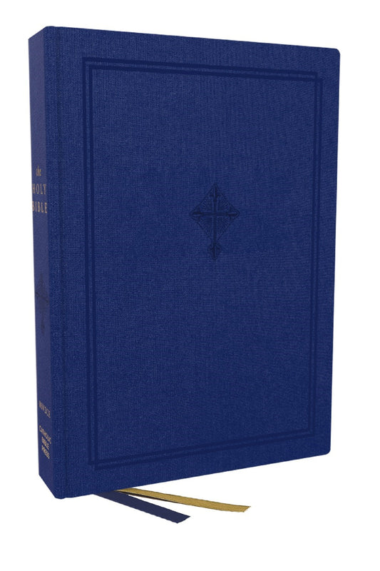 RSV2CE Catholic Journal Edition Bible (Comfort Print)-Blue Cloth Over Board