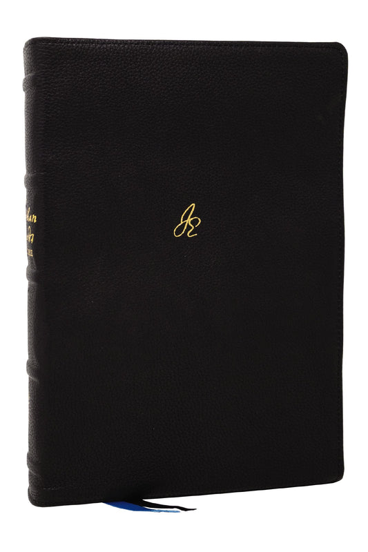NKJV The Jonathan Edwards Study Bible (Comfort Print)-Black Genuine Leather