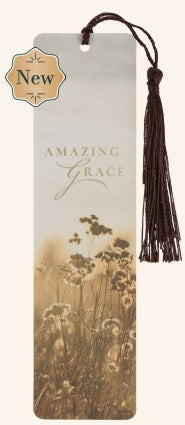 Bookmark-Amazing Grace Isa. 53:5 W/ Tassel (Pack Of 6)