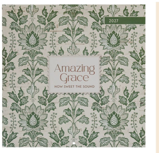 2027 Large Wall Calendar-Amazing Grace