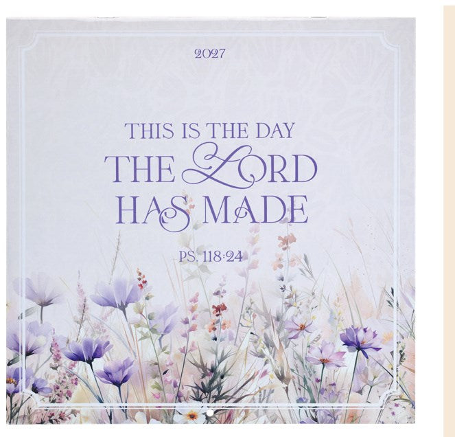 2027 Large Wall Calendar-This is the Day The Lord Has Made