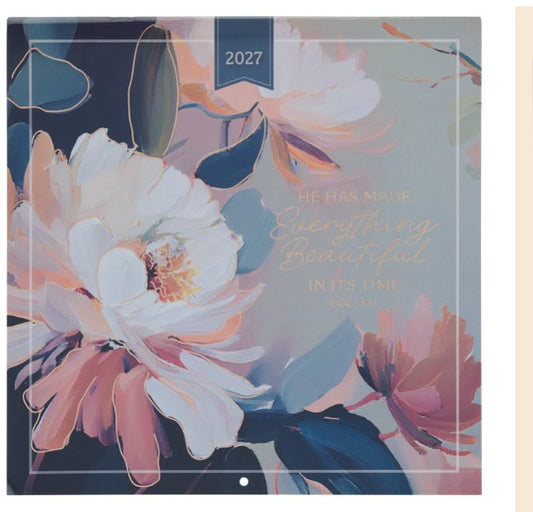 2027 Large Wall Calendar-Everything Beautiful