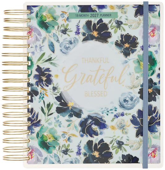 2027 Wire 18-Month Planner Thankful Grateful Blessed
