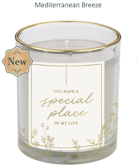 Glass Candle You Have A Special Place In My Life