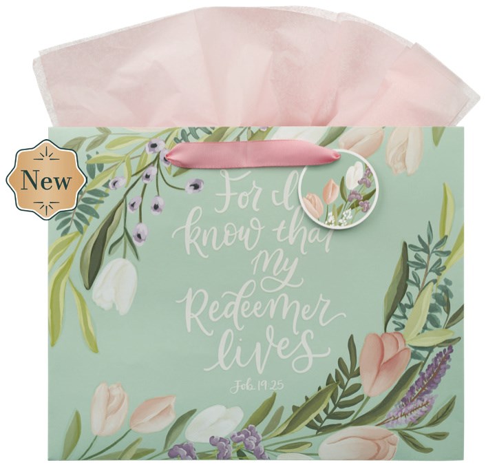 Gift Bag LG Landscape For I Know That My Redeemer Lives Job 19:25
