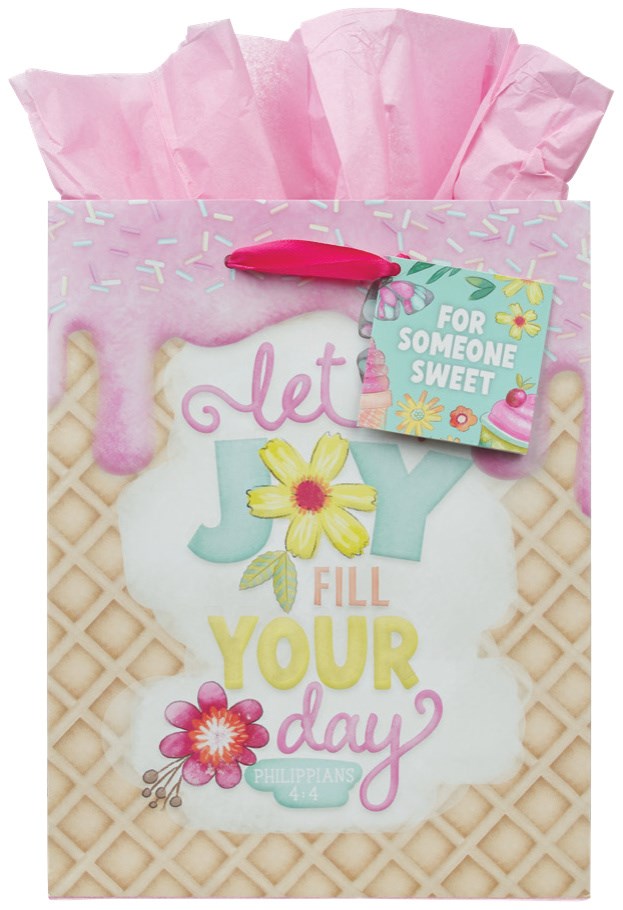 Gift Bag MD Let Your Joy Fill Your Day Phil. 4:4