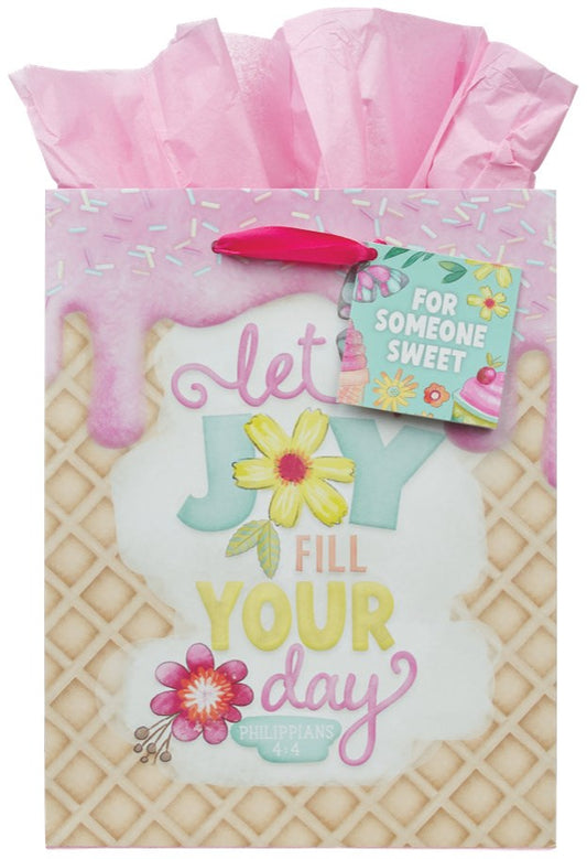 Gift Bag MD Let Your Joy Fill Your Day Phil. 4:4