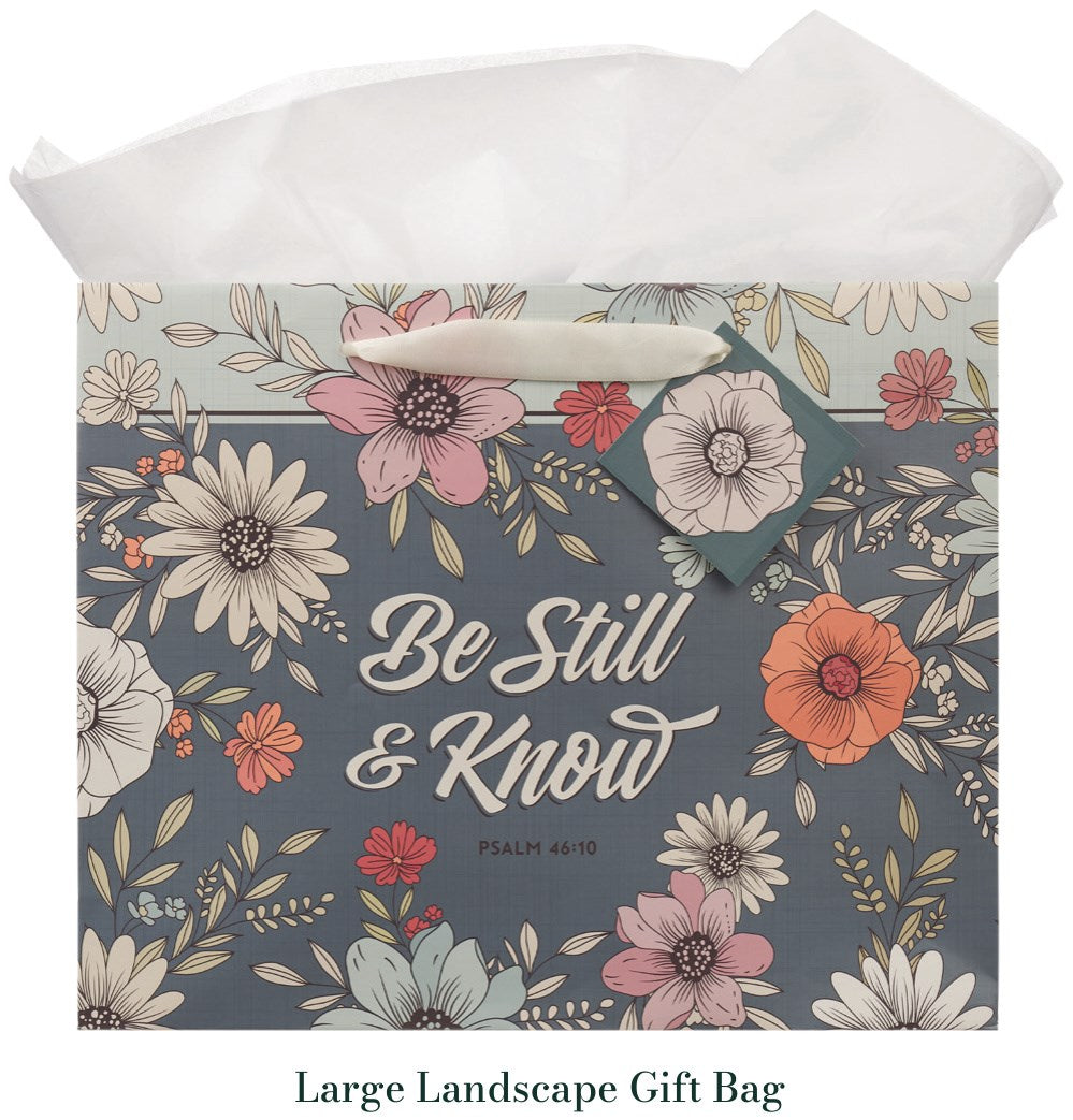 Gift Bag LG Landscape Be Still & Know Ps. 46:10