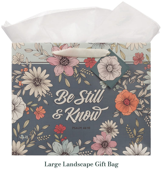 Gift Bag LG Landscape Be Still & Know Ps. 46:10