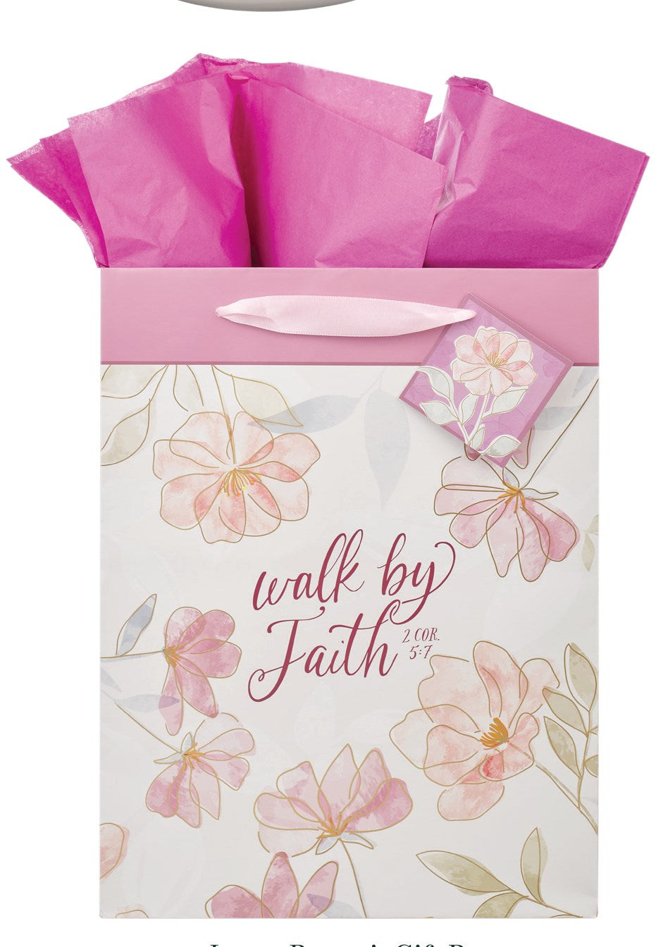 Gift Bag LG Portrait Walk By Faith 2 Cor. 5:7