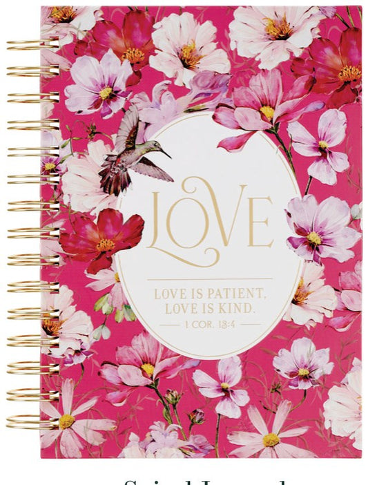 Journal Spiral Love is Patient 1 Cor. 13:4