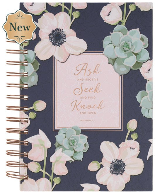 Journal Spiral Ask Seek Knock Matt. 7:7