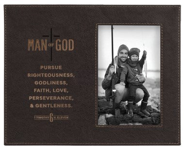 Photo Frame Brown Man of God 1 Tim. 6:11