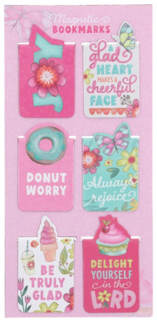 Magnetic Bookmark Set A Glad Heart Makes A Cheerful Face Prov. 15:13