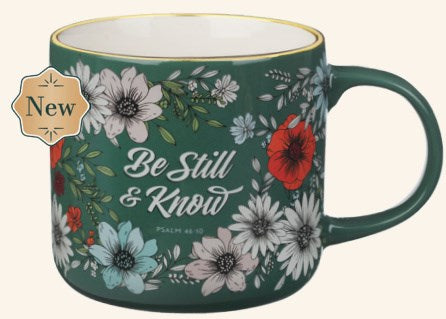 Mug Teal Be Still & Know Ps. 46:10