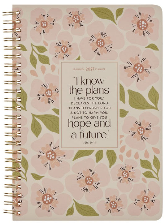 2027 Weekly Planner I Know The Plans Jer. 29:11