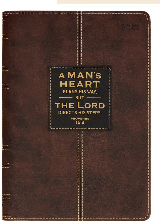 2027 Executive Planner A Man's Heart Prov. 16:9