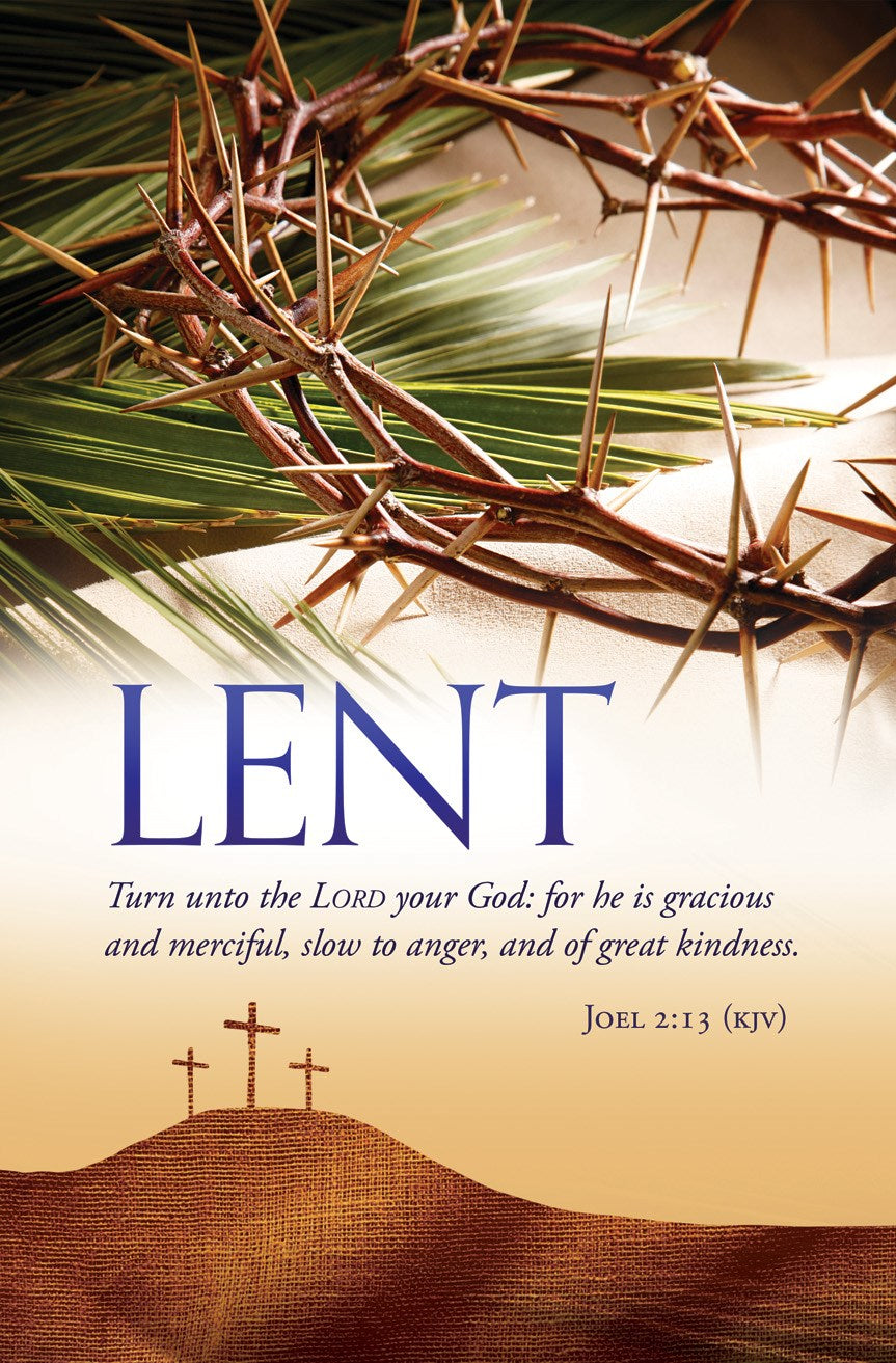Bulletin-Lent: Turn Unto The Lord Your God (Pack Of 100))